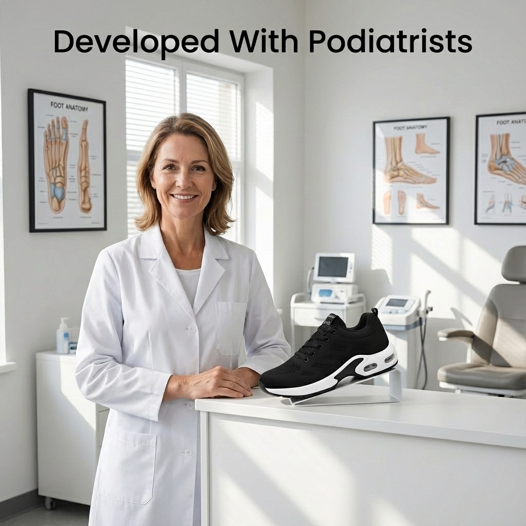 Orthorin™ Pro — 12-Hour Shift Shoes for All-Day Foot, Knee & Back Pain Relief