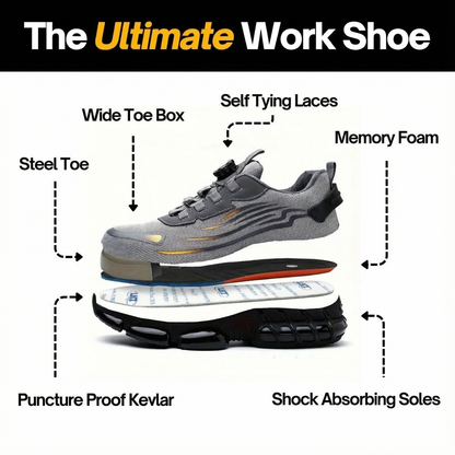 Healthy & Protective Steel Toe Trainers