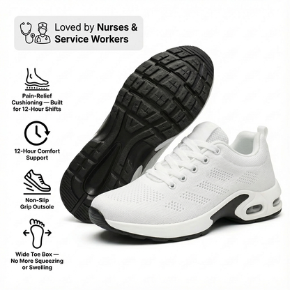Orthorin™ Pro — 12-Hour Shift Shoes for All-Day Foot, Knee & Back Pain Relief