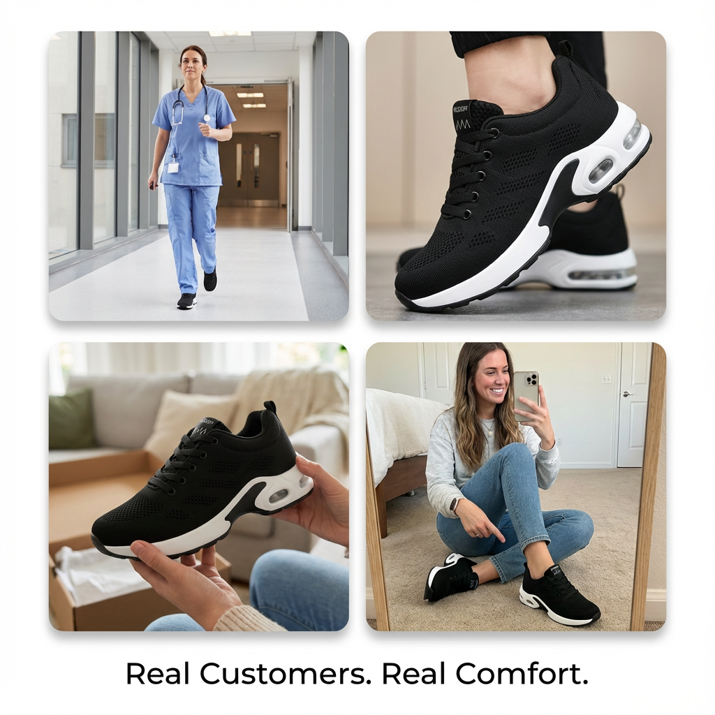 Orthorin™ Pro – 12-Hour Shift Shoes for Heel & Plantar Fasciitis Relief (Unisex)