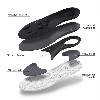 Orthorin™ Massage Insoles – 12 Hour Shift Comfort