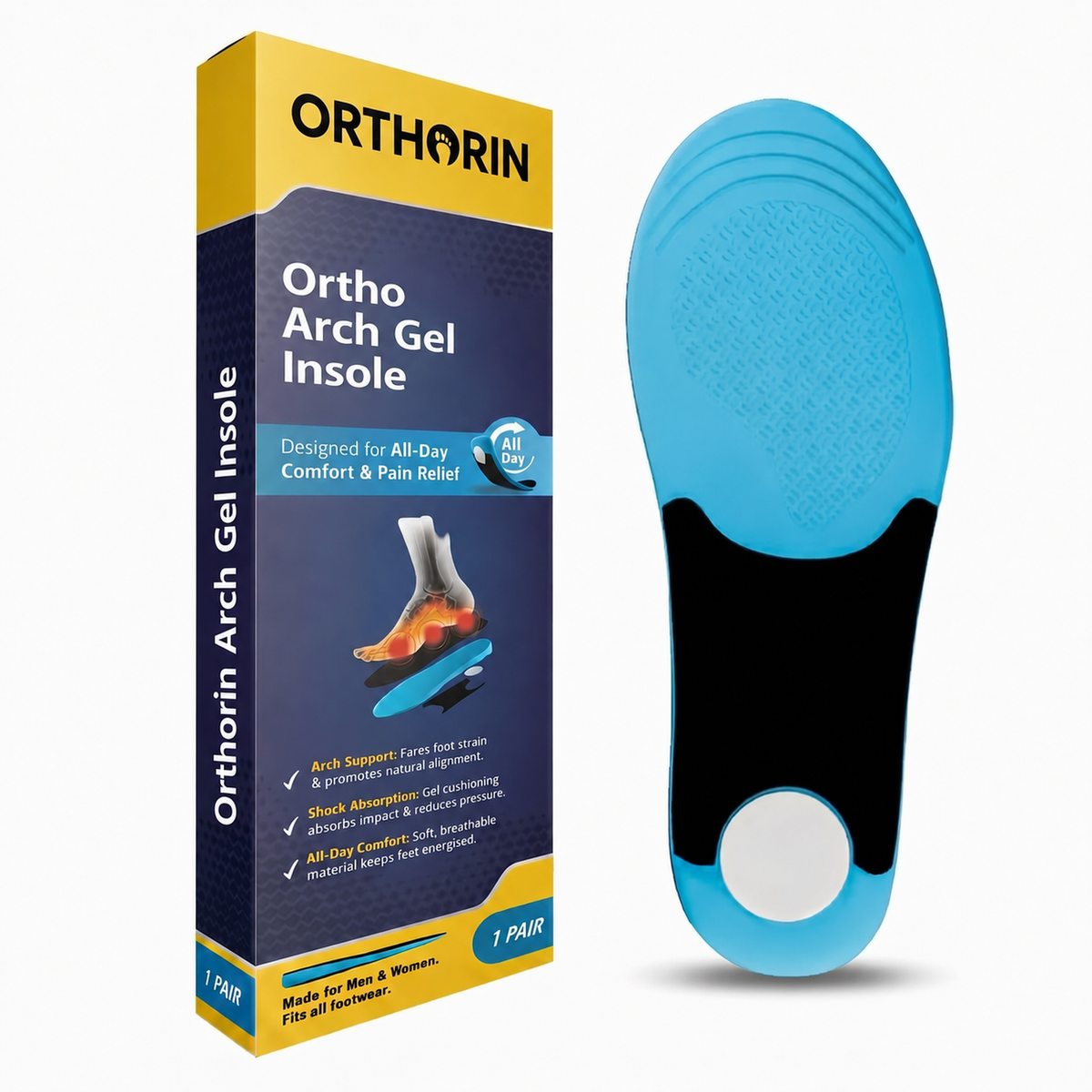 all day comfort support insole