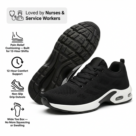 Orthorin™ Pro – 12-Hour Shift Shoes for Heel & Plantar Fasciitis Relief (Unisex)